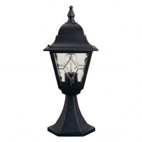 Lampe de jardin Debout Noir H:44cm Rustique Extérieur