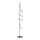 Lampadaire LED à intensité variable 144 cm 3000 lm noir laiton