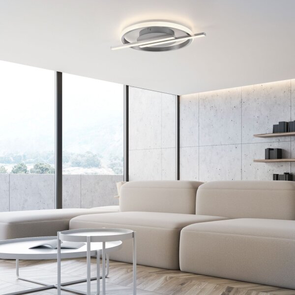 Lampe de plafonnier LED Moderne en acier L:42 cm 2100 lm dimmable