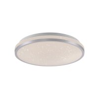 Plafonnier LED Ciel étoilé argent 1380 lm...