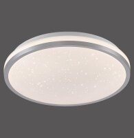Plafonnier LED Ciel étoilé argent 1380 lm...