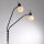 Lampadaire flexible verre métal 170 cm incl E14 3000 K