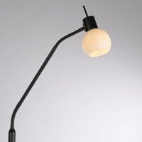 Lampadaire ajustable Abat-jour en verre faible...