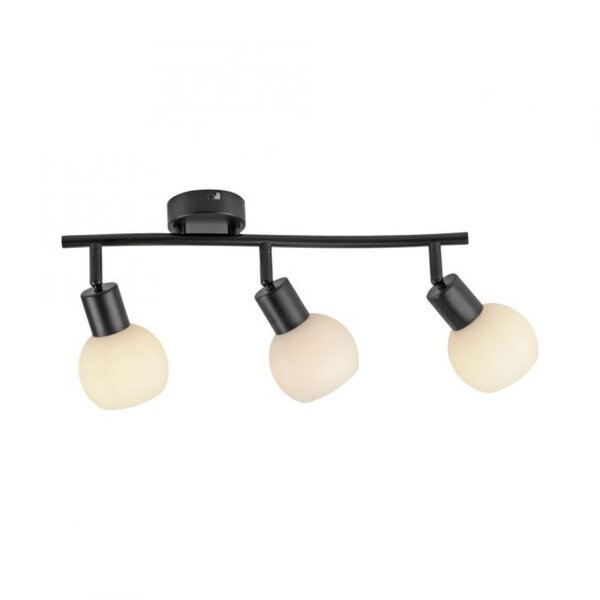 Spot de plafond verre métal incl E14 3000 K flexible
