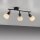 Spot de plafond verre métal incl E14 3000 K flexible