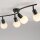 Spot de plafond flexible verre métal incl E14 3000 K
