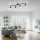 Spot de plafond flexible verre métal incl E14 3000 K