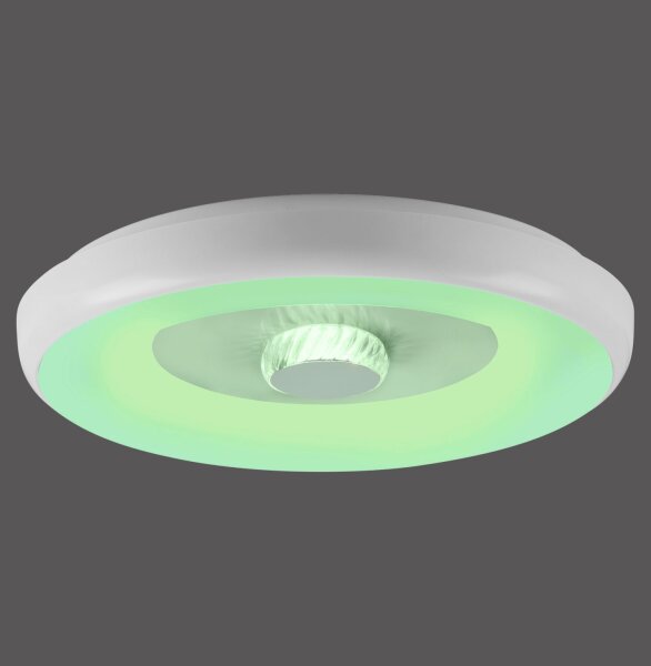 Lampe de plafonnier LED blanc éclairage RGB avec Ø39 cm 2200 lm