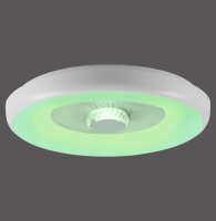 Lampe de plafonnier LED blanc éclairage RGB avec...