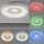 Lampe de plafonnier LED blanc éclairage RGB avec Ø39 cm 2200 lm