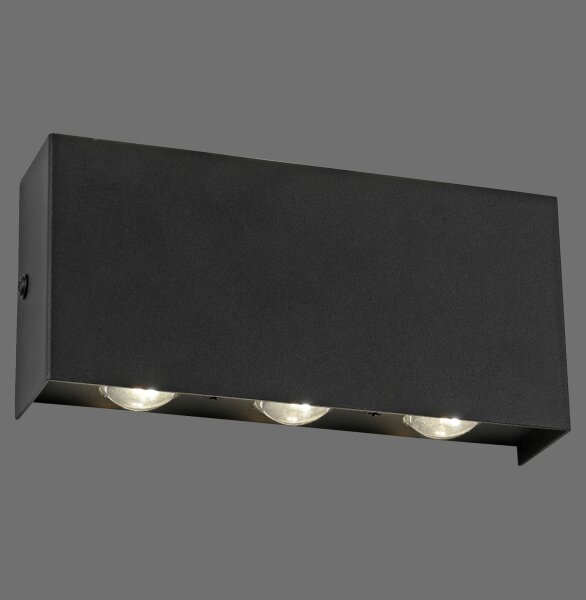 Applique LED anthracite Up Down dimmable L:17 cm 2 W
