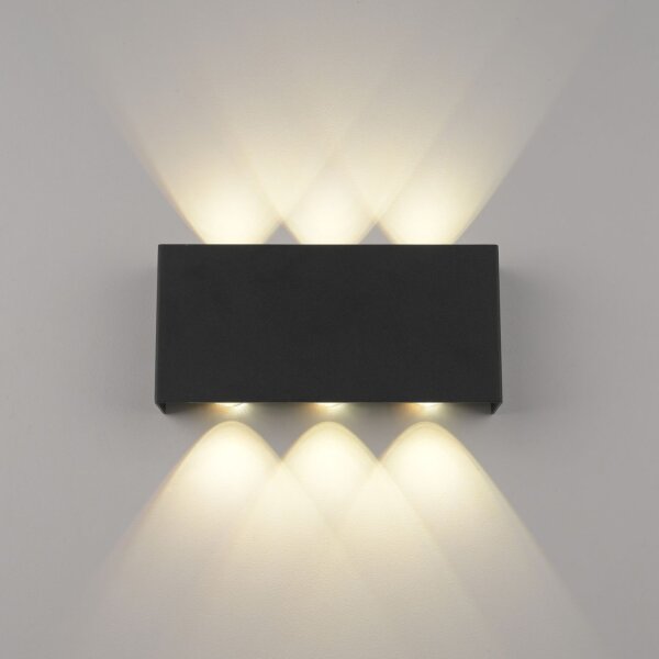 Applique LED anthracite Up Down dimmable L:17 cm 2 W