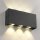 Applique LED anthracite Up Down dimmable L:17 cm 2 W