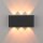 Applique LED anthracite Up Down dimmable L:17 cm 2 W