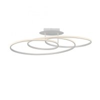 Plafonnier décoratif LED métal blanc 3000 K...