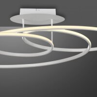 Plafonnier décoratif LED métal blanc 3000 K...