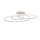 Plafonnier décoratif LED métal blanc 3000 K anneaux