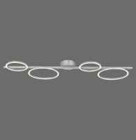Lampe de plafonnier LED blanche m&eacute;tal 120 cm...