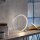 Lampe de table LED Argent Métal Anneau H:25,5 cm 3000 K 10 W