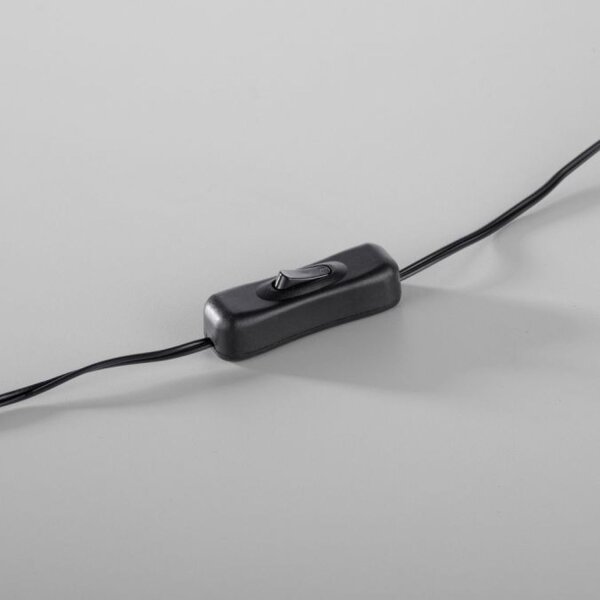 LED Lampe de table noir anneau métallique H:25,5 cm 1290 lm