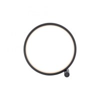 LED Lampe de table noir anneau métallique H:25,5...