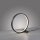 LED Lampe de table noir anneau métallique H:25,5 cm 1290 lm