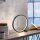 LED Lampe de table noir anneau métallique H:25,5 cm 1290 lm