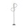 Lampadaire LED Noir Métal Anneaux 151 cm 1290 lm