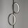 Lampadaire LED Noir Métal Anneaux 151 cm 1290 lm