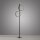 Lampadaire LED Noir Métal Anneaux 151 cm 1290 lm