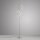 Lampadaire LED Argent Métal Anneaux 151 cm 1290 lm 10 W
