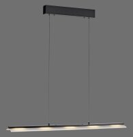 Suspension LED dimmable métal 100 cm 2900 lm noir