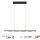 Suspension LED dimmable métal 100 cm 2900 lm noir