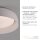 Lampe de plafonnier LED à intensité variable Blanc Métal Ø40 cm 2700-5000 K