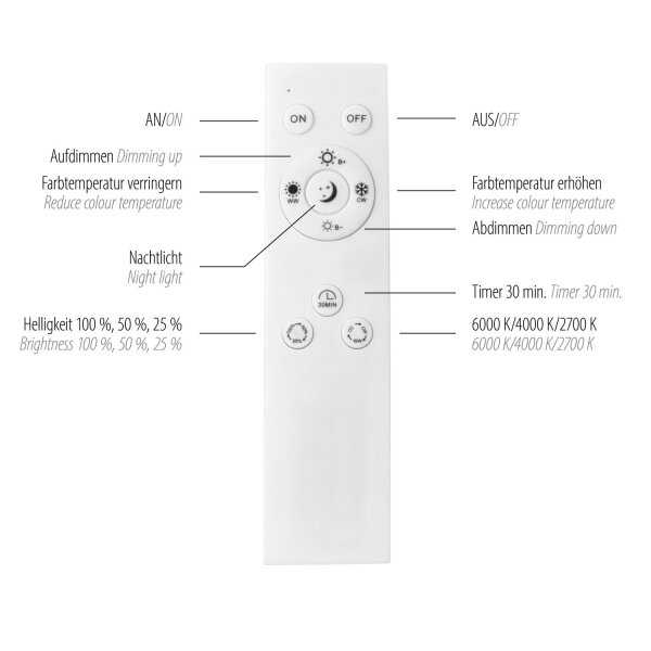 Lampe de plafonnier LED à intensité variable noir or Ø40 cm 2850 lm