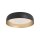 Lampe de plafonnier LED à intensité variable noir or Ø40 cm 2850 lm