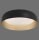 Lampe de plafonnier LED à intensité variable noir or Ø40 cm 2850 lm