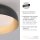 Lampe de plafonnier LED à intensité variable noir or Ø40 cm 2850 lm