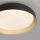 Lampe de plafonnier LED à intensité variable noir or Ø57 cm 3850 lm