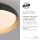 Lampe de plafonnier LED à intensité variable noir or Ø57 cm 3850 lm