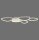 Lampe de plafonnier LED Blanc Métal 3000 K 6100 lm L:116,5 cm