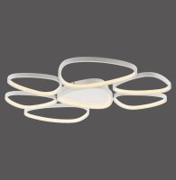 Lampe de plafonnier LED Blanc Métal 3000 K 6100 lm...