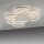 Lampe de plafonnier LED Blanc Métal 3000 K 6100 lm L:92 cm