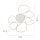 Lampe de plafonnier LED Blanc Métal 3000 K 6100 lm L:92 cm