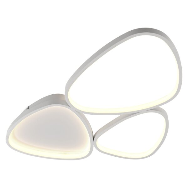 Plafonnier LED Blanc Métal 3000 K 3800 lm L:69,5 cm