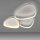 Plafonnier LED Blanc Métal 3000 K 3800 lm L:69,5 cm