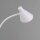 Lampadaire LED blanc métal 150 cm 4 W 3000 K flexible