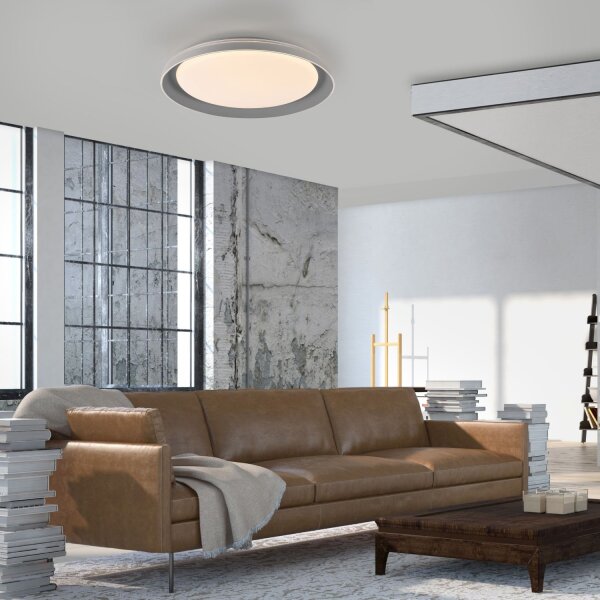 Blendarme LED Lampe de plafonnier Gris Ø43 cm 2630 lm dimmable