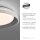 Blendarme LED Lampe de plafonnier Gris Ø43 cm 2630 lm dimmable
