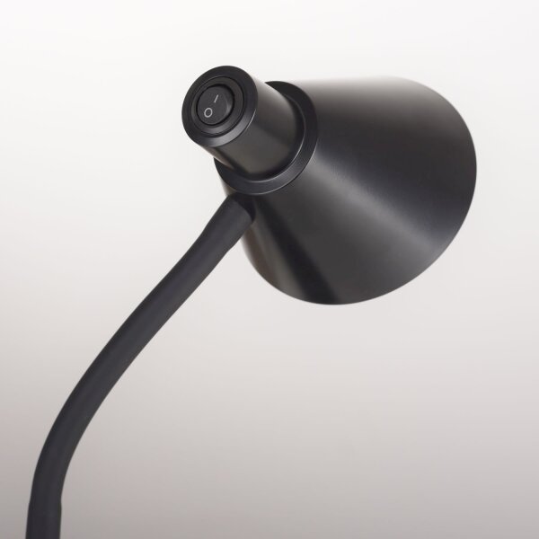 Lampe de bureau LED Métal 38 cm Noir 4 W Moderne